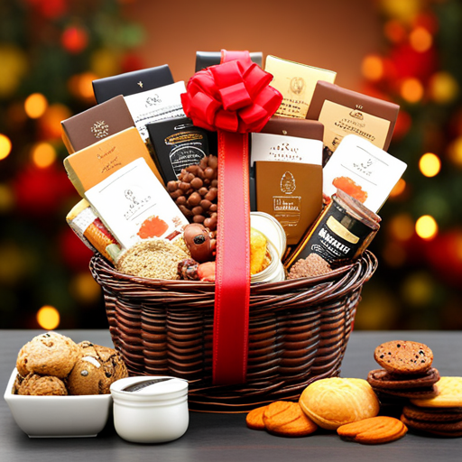 Selecting the contents for your gift basket